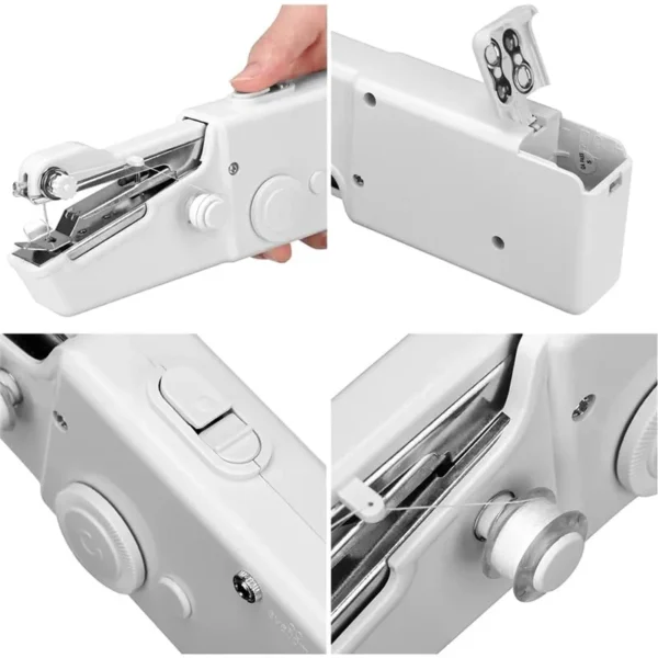 Handheld Electric Mini Sewing Machine – Portable, Cordless, and Perfect for Quick Fixes - Image 8