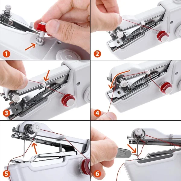 Handheld Electric Mini Sewing Machine – Portable, Cordless, and Perfect for Quick Fixes - Image 6