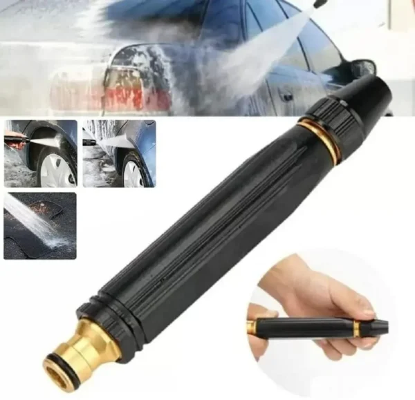 High Pressure Water Spray Gun Nozzle Adjustable Car Washer Gun Brass Jet - Image 4