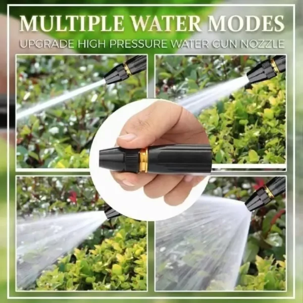 High Pressure Water Spray Gun Nozzle Adjustable Car Washer Gun Brass Jet - Image 2